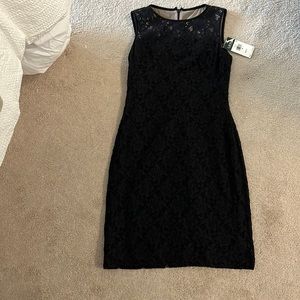 Ralph Lauren black lace dress
